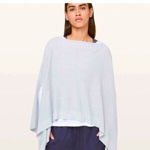 Lululemon Poncho. Size: OS. Color: Light purple/gray